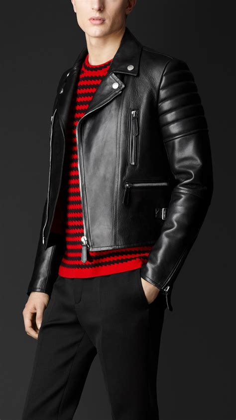 burberry men's leather jacket|Burberry windbreaker men's.